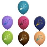 9FAS 9" Fashion Opaque Latex Balloons with custom imprint